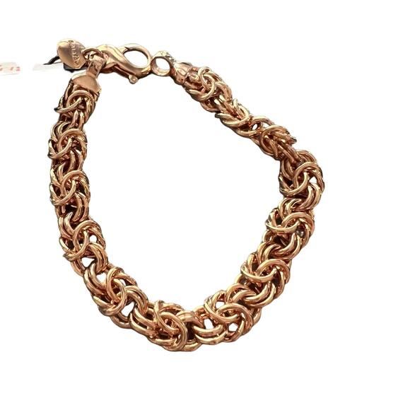 Bella Diva Bronze Chainlink Bracelet NEW - Picture 1 of 10